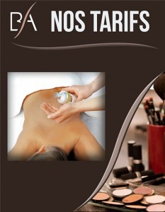 tarifs salon de beauté