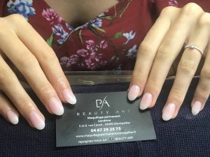 Ongles en gel Montpellier, French, Vernis semi-permanent, baby-boomer, beauté des pieds