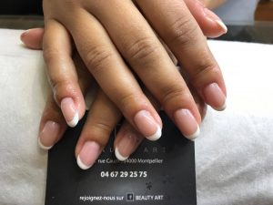 Ongles en gel Montpellier, French, Vernis semi-permanent, baby-boomer, beauté des pieds