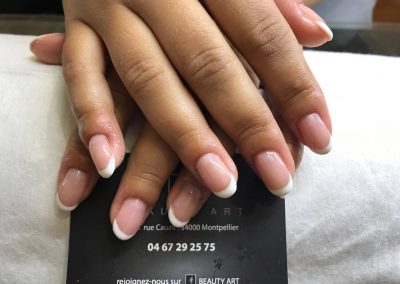 Ongles en gel Montpellier, French, Vernis semi-permanent, baby-boomer, beauté des pieds