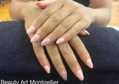 Ongles en gel Montpellier, French, Vernis semi-permanent, baby-boomer, beauté des pieds