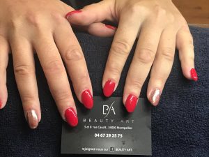 Ongles en gel Montpellier, French, Vernis semi-permanent, baby-boomer, beauté des pieds