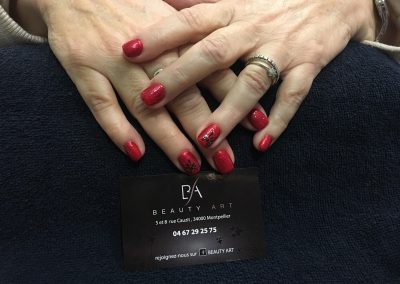 Pose d'ongle en gel Montpellier