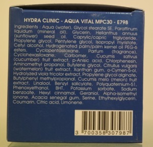 CRÈME AQUA VITAL MPC30 - E798