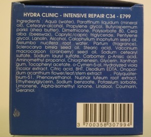CRÈME INTENSIVE REPAIR C34 - E799