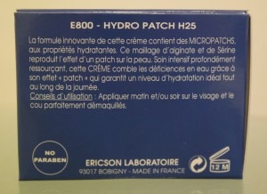 CRÈME HYDRO PATCH H25 - E800