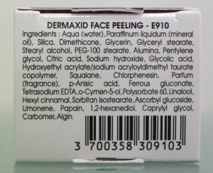 DERMAXID FACE PEELING - E910