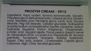 PROZYM CREAM - E912