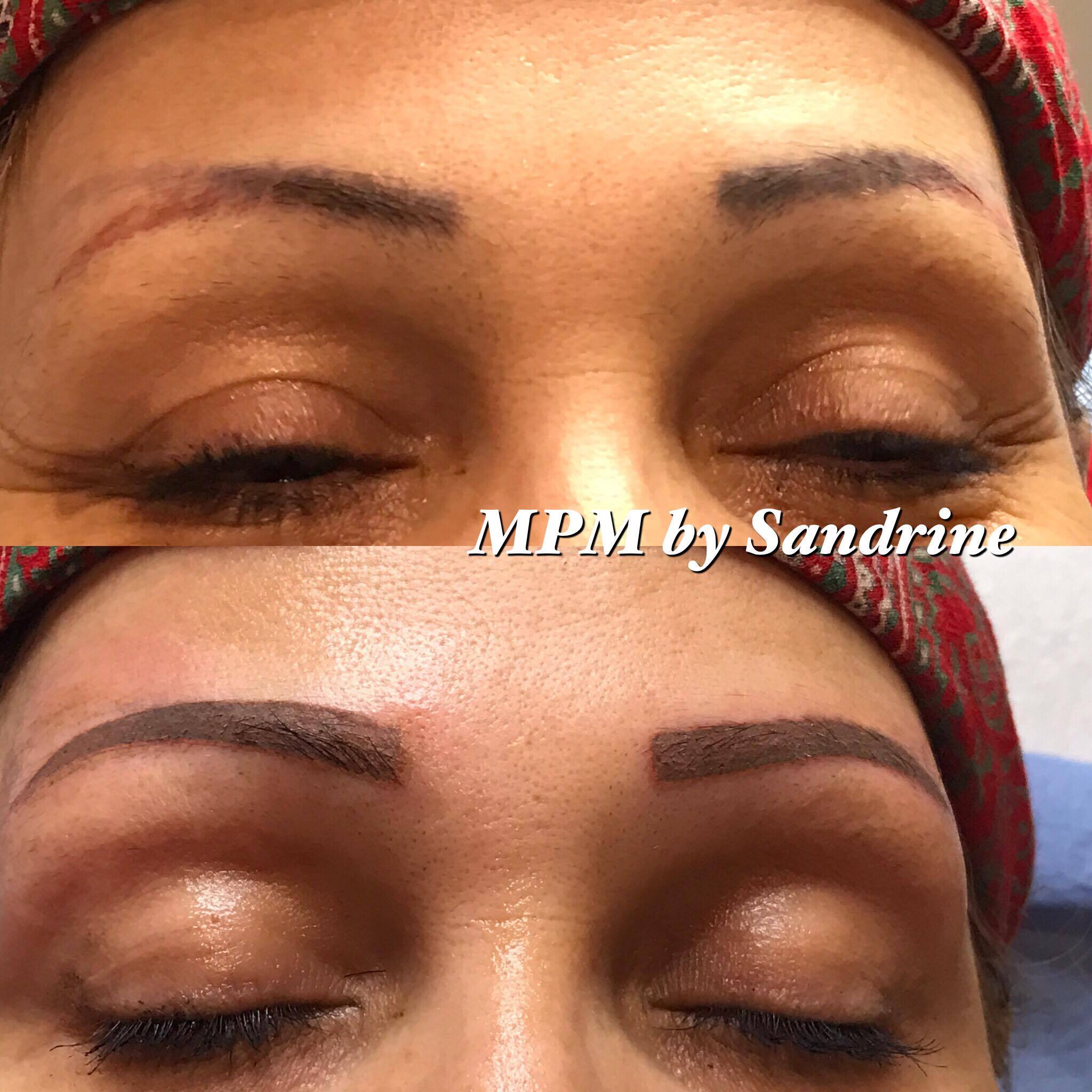 Maquillage permanent poil à poil sourcil Maquillage Permanent des Sourcils