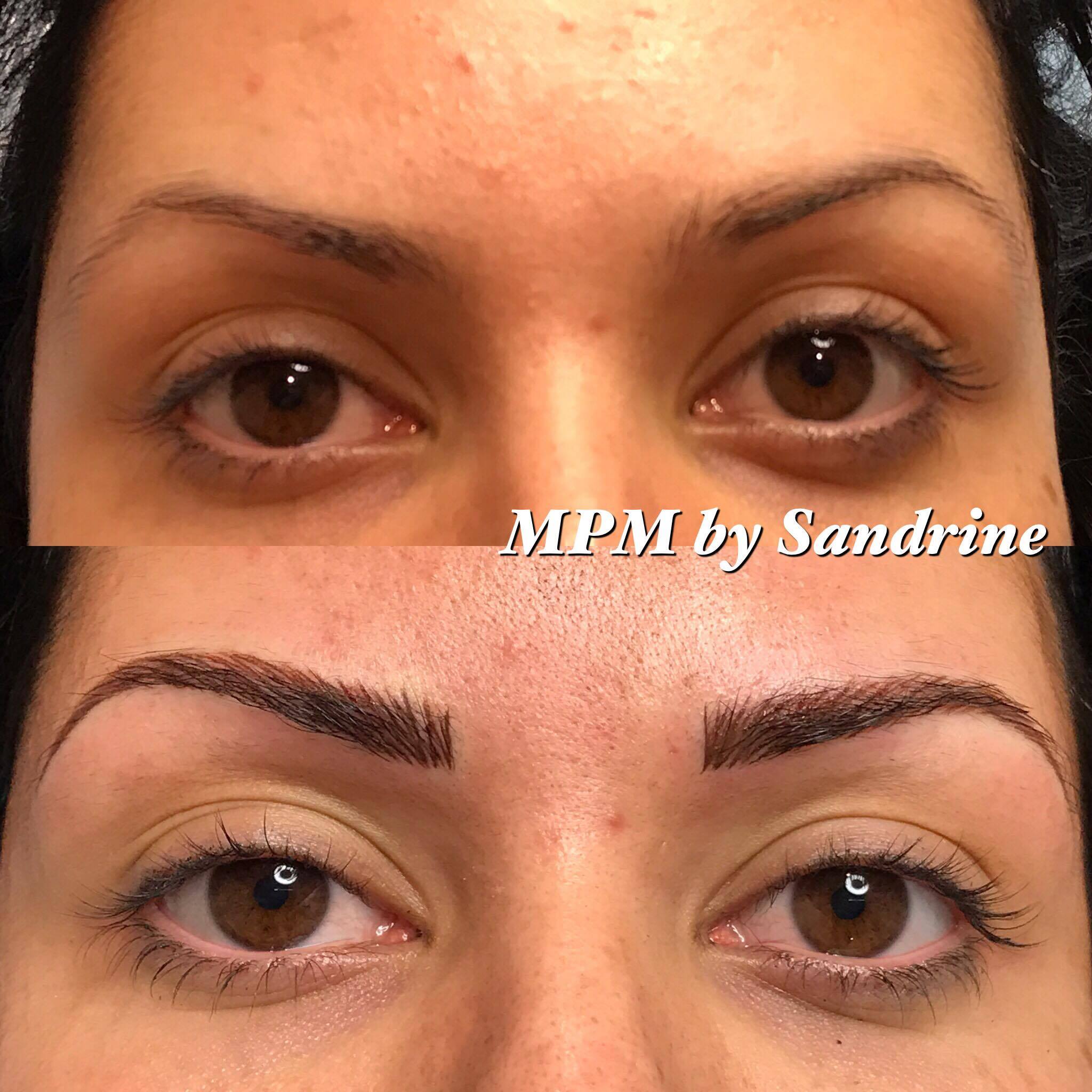 Maquillage permanent poil à poil sourcil Maquillage Permanent des Sourcils